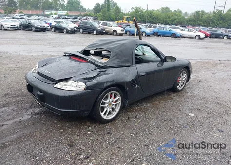 2003 Porsche Boxster S z USA, uszkodzony, nr VIN WP0CB29823U662042